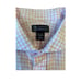 Lands End Mens Irish Linen Gingham Shirt Size 15.5 - 34 Pink White