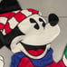 Rare Vintage 1998 36x29” Disney Mickey Mouse Christmas Outdoor Snowflake Flag