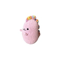 Handmade Crochet Cotton Dinosaur Stuffed Animal Kid’s Doll 12
