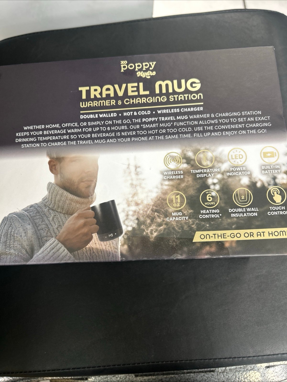 Travel Mug, Warmer And Charging Station - detail