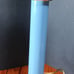 Vintage I brass and lite blue table lamp