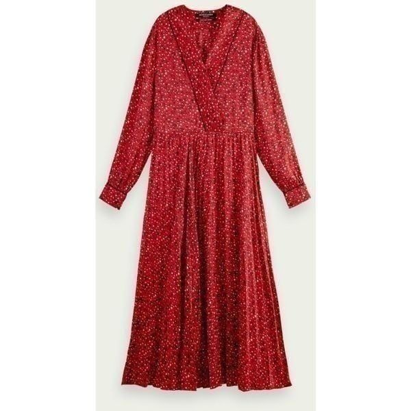 Scotch&Soda Long-sleeved pleated midi dress NWT Size L