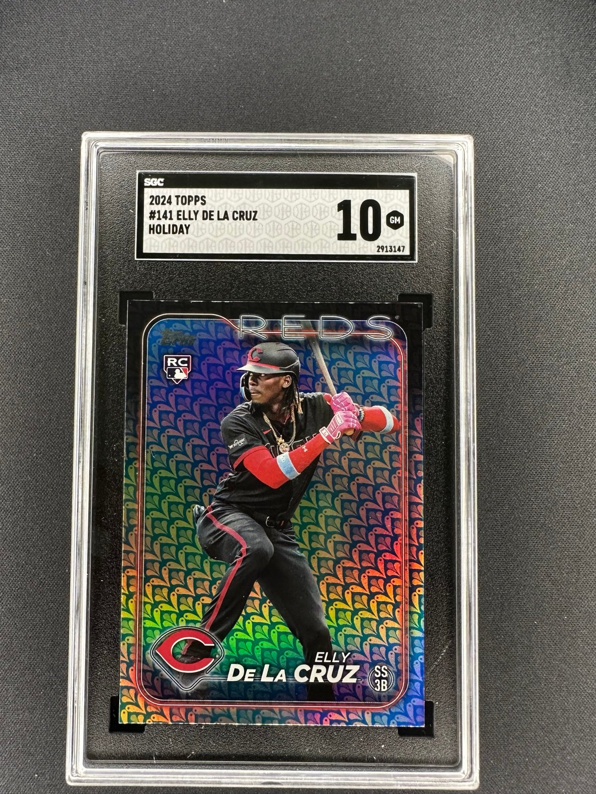 Elly De La Cruz holiday foil