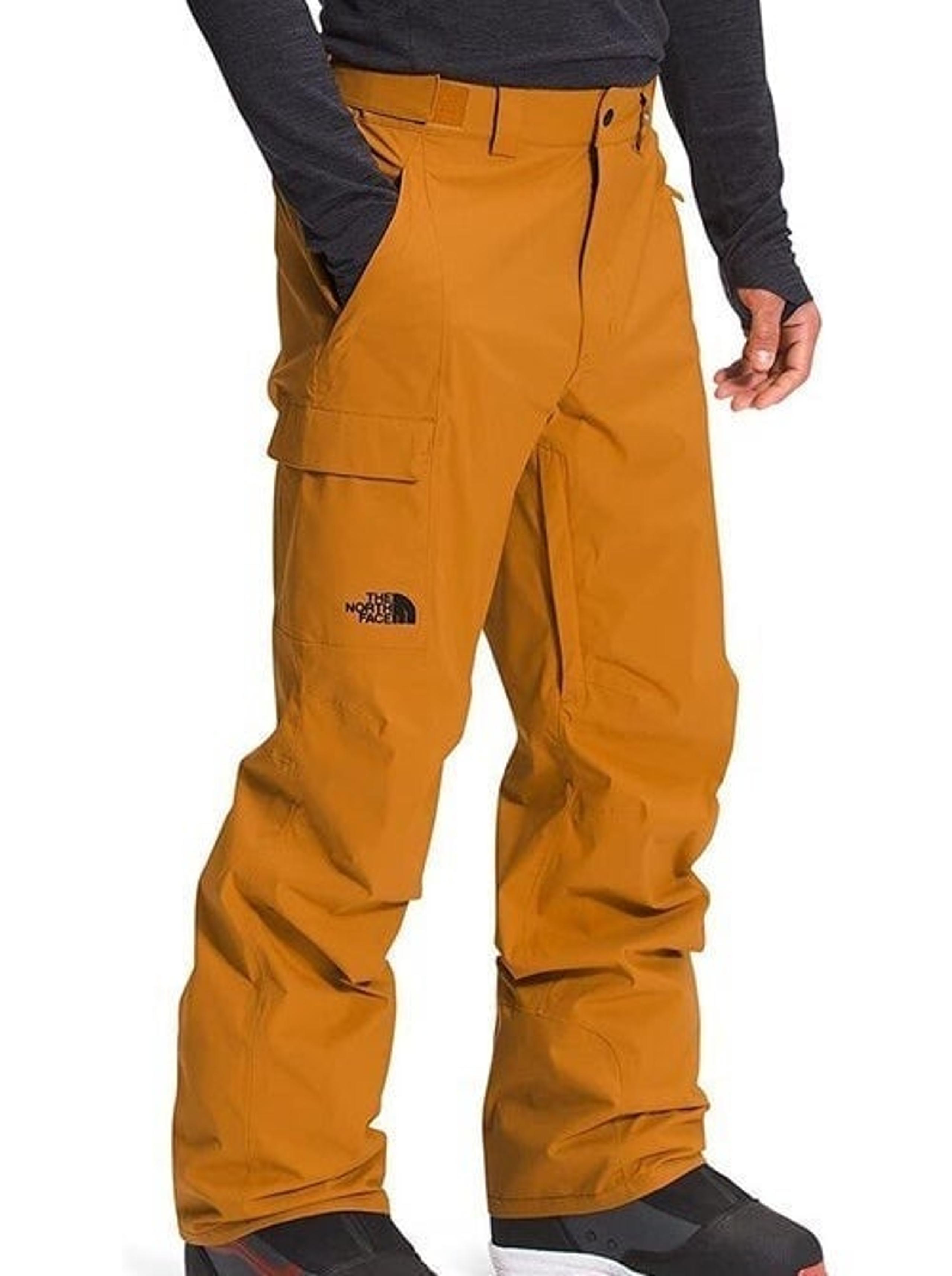 The North Face Men's Freedom Shell Snow Pants Citrine Yellow Sz XL