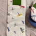 Kate Spade Dragonfly kitchen towel set with mini oven mitts new