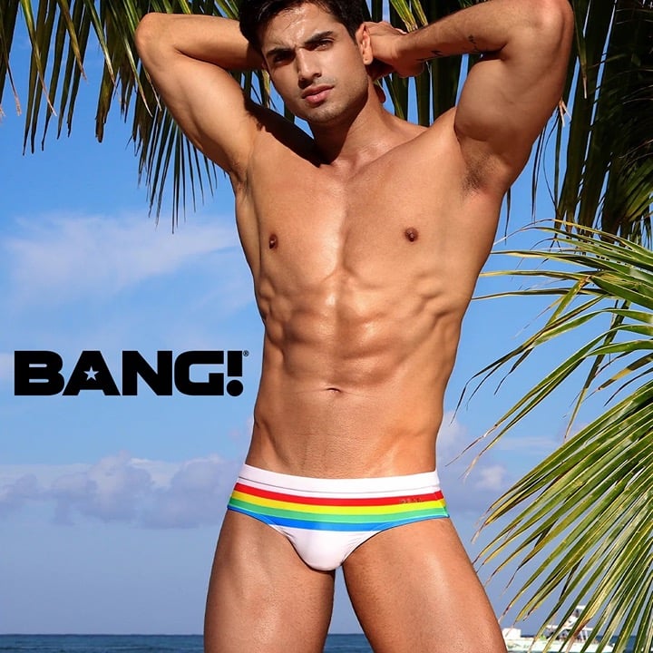 Bang Swimsuit XS runs small 26-28 waist New with tags 83% nylon / 17% elastane