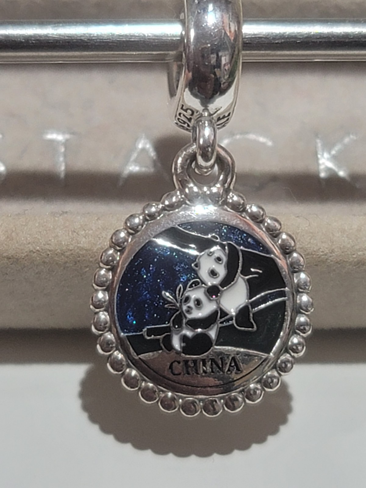 100% Authentic Pandora China Exclusive Panda dangle