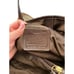 Coach Signature Stripe Khaki Mahogany Carryall Shoulder Bag