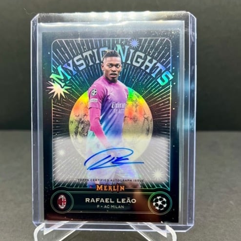 2024 Merlin Rafael Leao Mystic Nights Autograph Card