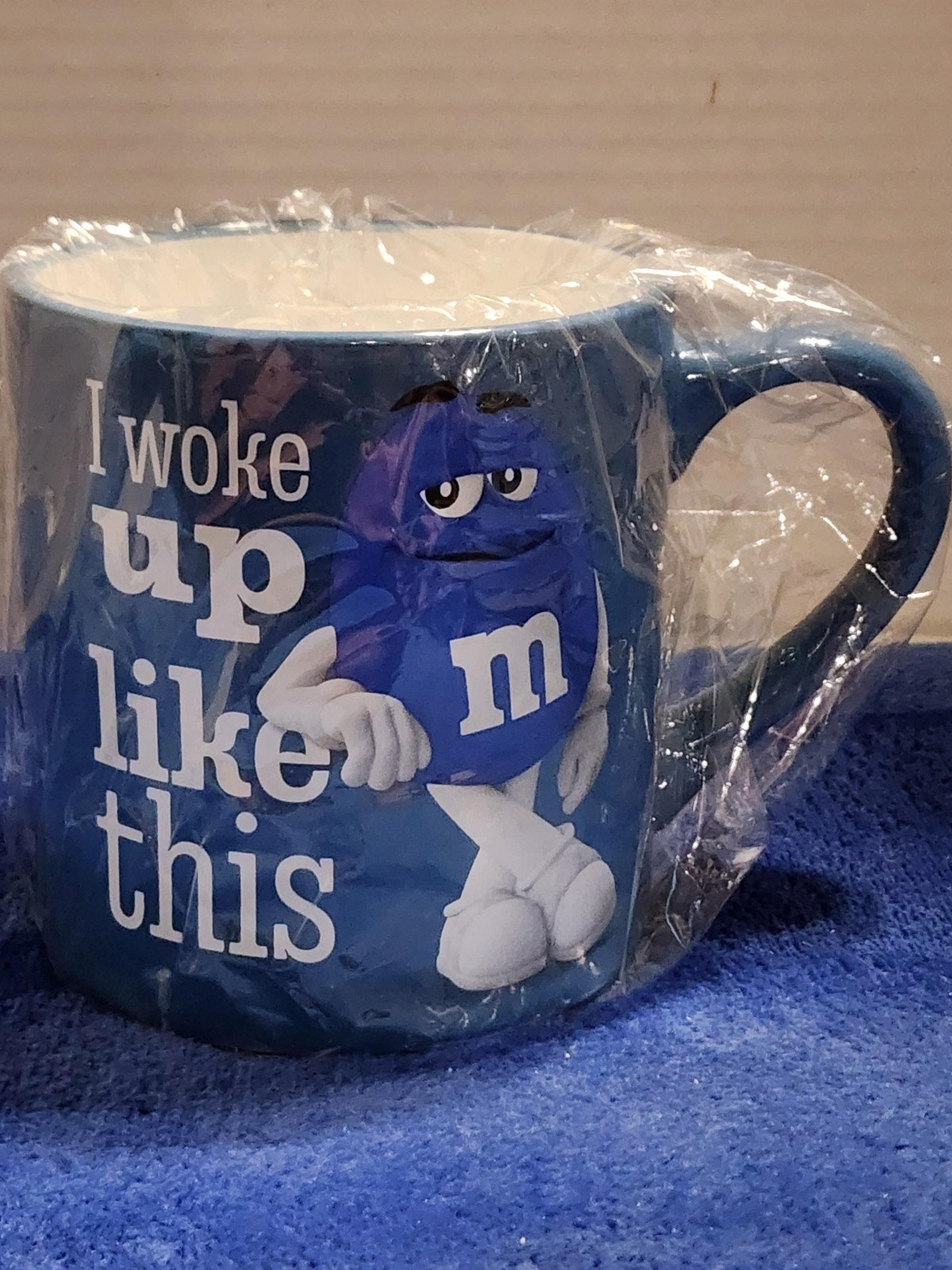 M&M Blue Mug NWOT