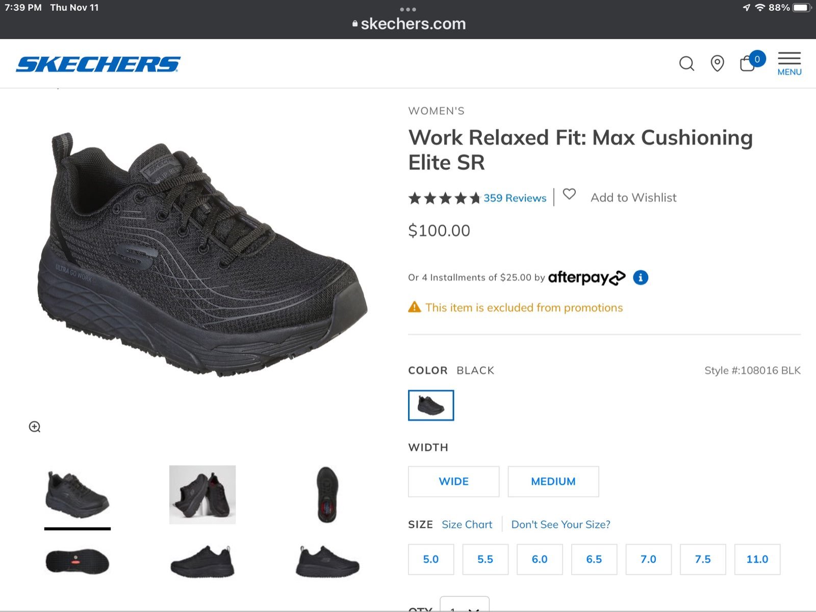 SKETCHERS work sneakers