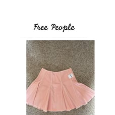 NWT Free People size 8 pink denim jean m