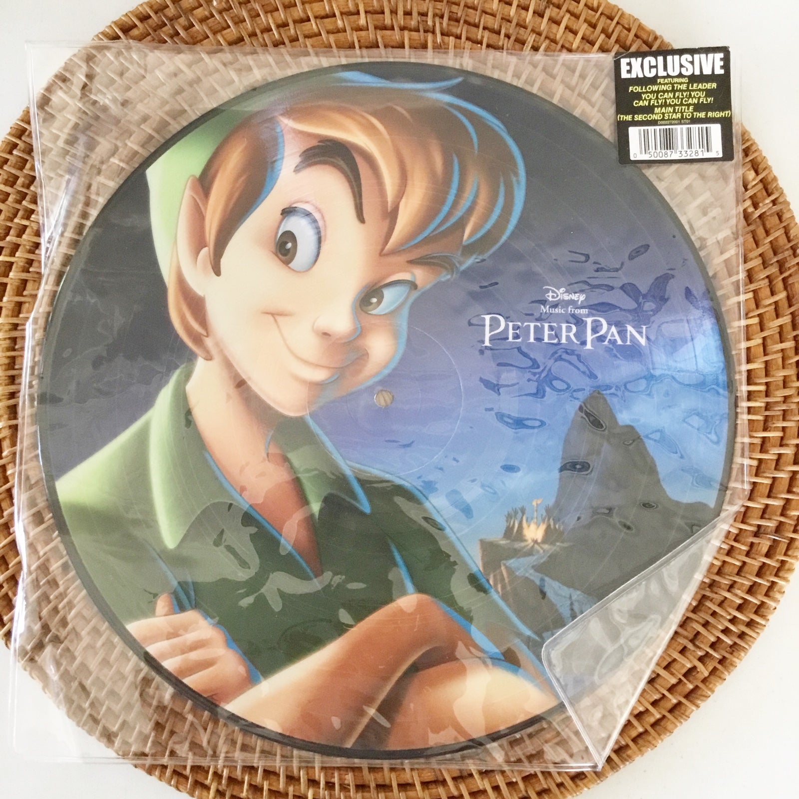 Walt Disney Peter Pan Vinyl Picture Disc Original Soundtrack 2016 LP New