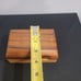 70's MCM Jiri Polak Wood Box Handmade Signed Swivel Lid Prague Czech Republic