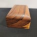 70's MCM Jiri Polak Wood Box Handmade Signed Swivel Lid Prague Czech Republic