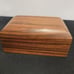 70's MCM Jiri Polak Wood Box Handmade Signed Swivel Lid Prague Czech Republic