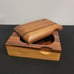 70's MCM Jiri Polak Wood Box Handmade Signed Swivel Lid Prague Czech Republic
