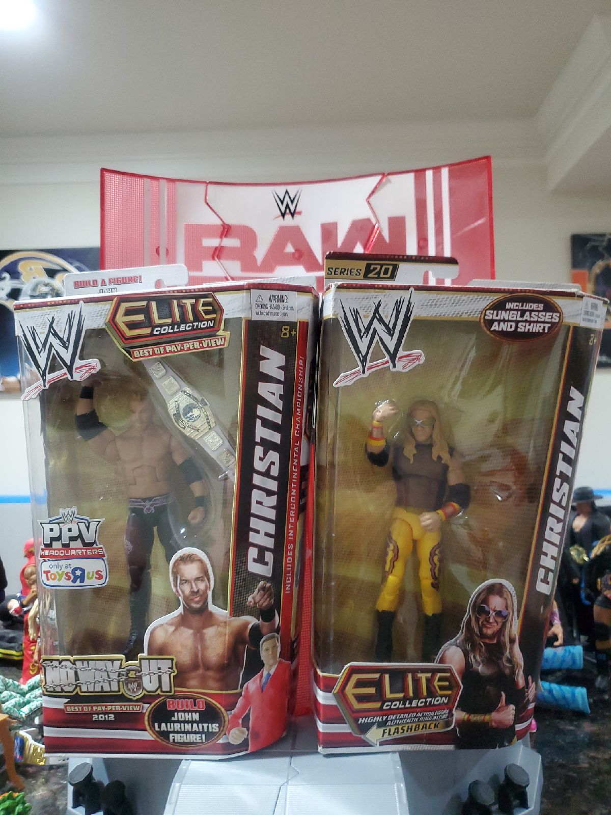 WWE ELITE CHRISTIAN CAGE LOT!! **RARE**