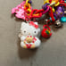 Vintage 80’s Plastic Mold Charm Necklace with Charms