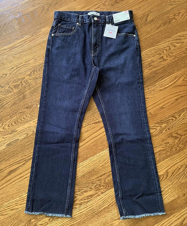 32 J.W. Anderson Navy Blue Jeans Uniqlo Bootcut Denim Pants JW
