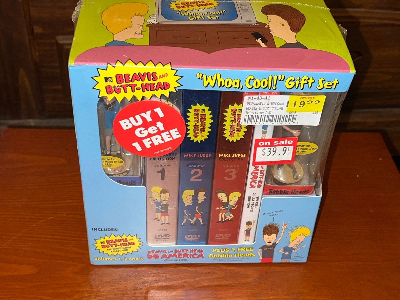 Beavis and Butthead Whoa Cool DVD Giftset Brand New