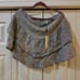 BCBGeneration Women's Black/White Tiered Linen Blend Mini Skirt Size Large