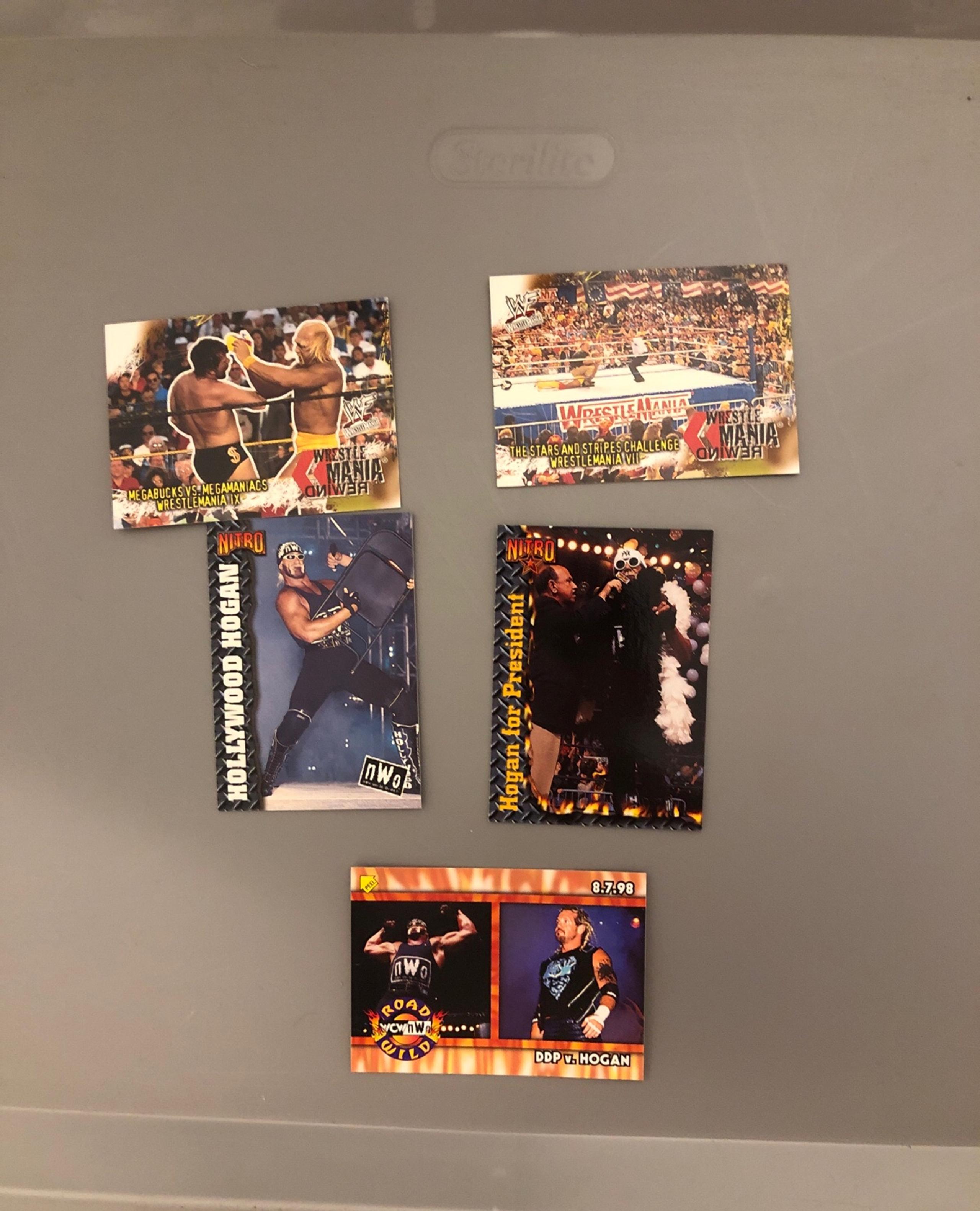 WWE WCW Hulk Hogan Trading Cards WWF Lot of 5