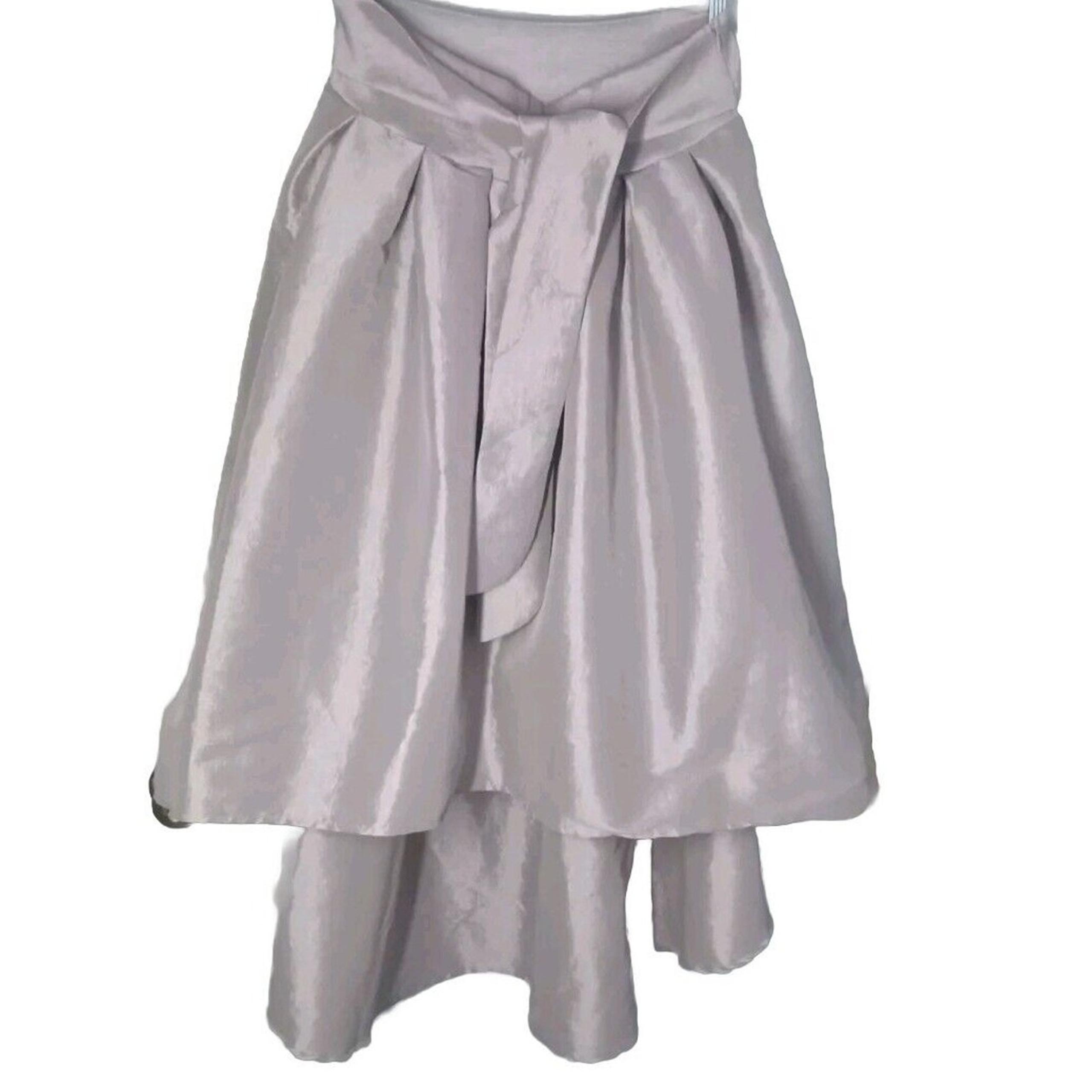 Haute Monde Women’s Lavender Full Skirt Hi Lo Hem Cocktail Party Easter Holiday