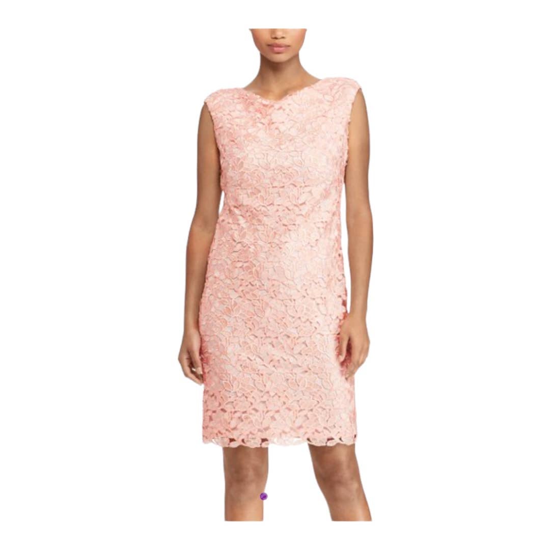 Ralph Lauren Floral Lace Sheath Dress
