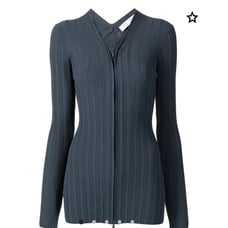 PROENZA SCHOULER White Label ribbed-knit cardigan-NWT-S
