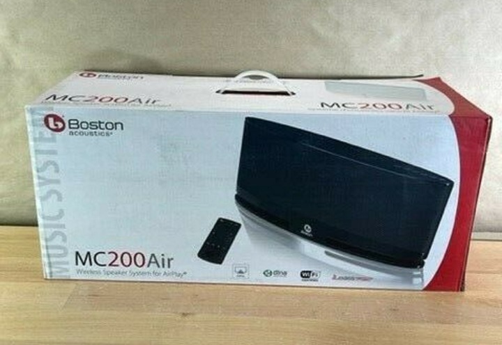 Boston Acoustics MC200 Air Wireless Speaker System for AirPlay (Gloss Black)