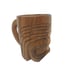 Disney Enchanted Tiki Room Vintage Tiki Mug With Handle Carved Wooden Large