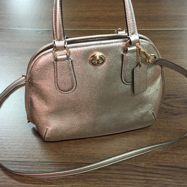Coach Prince St Rose Gold Satchel
