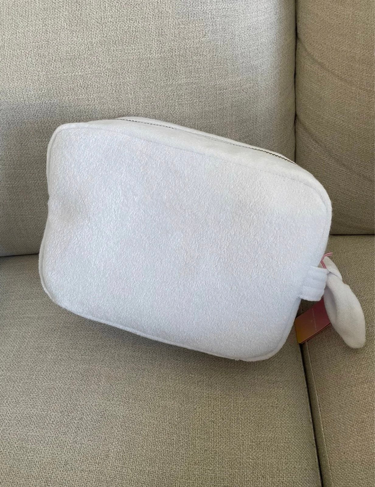White Stoney Clover Lane Large White Pouch
