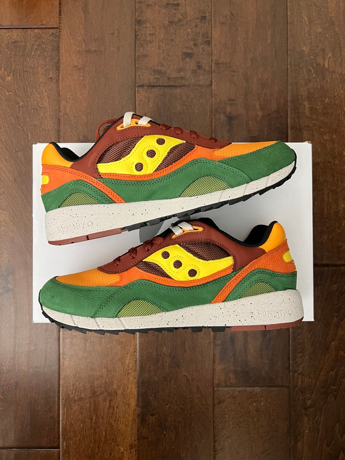 saucony shadow 6000 fall foilage s70843-1 multicolor mens sneakers size 10.5 new