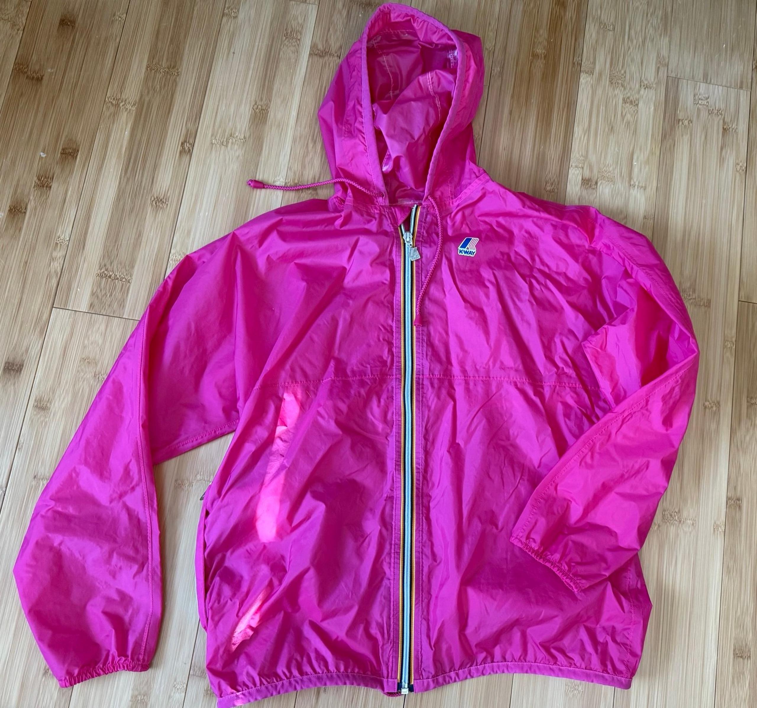 K-Way Packable Windbreaker Rain Jacket Woman’s Size- Large