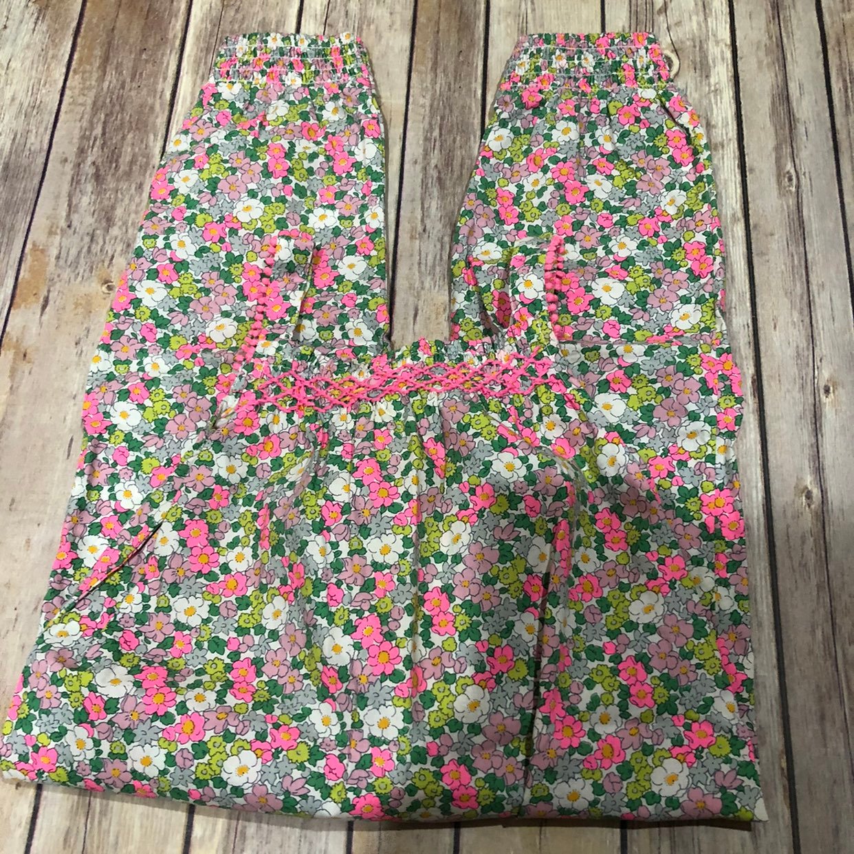 Mini Boden neon floral romper