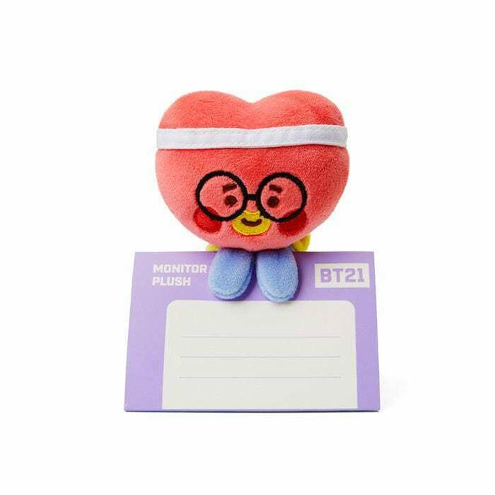 BT21 Baby Character TATA Study with Me Monitor Doll Mini Plush Official K-POP