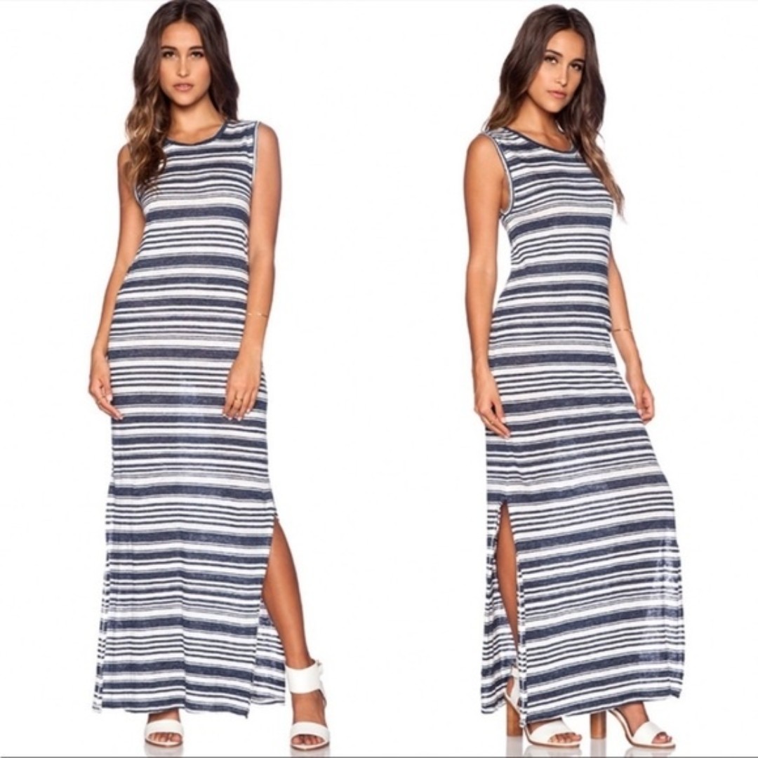Velvet by Graham and Spencer Linen Yuelle Maxi Dress Revolve