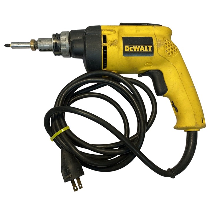 DeWalt DW257 HD Corded Deck Drywall Drill Screw Clutch Gun Tested 6.2 Amps