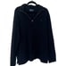 polo ralph lauren preppy navy blue quarter zip sweater size XL
