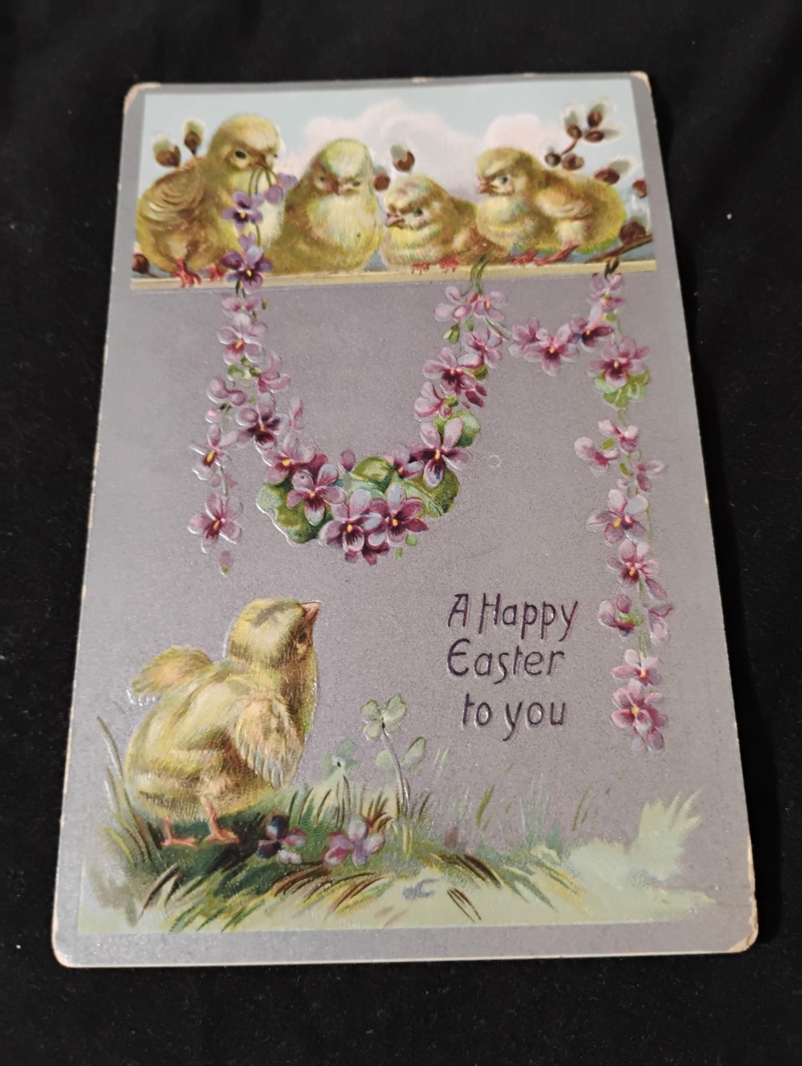 Antique TUCKS  A Happy Easter To You Postcard