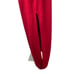 Lulu’s Column Dress Red L Square Neck Maxi Cross X Back Side Slit NWT NEW