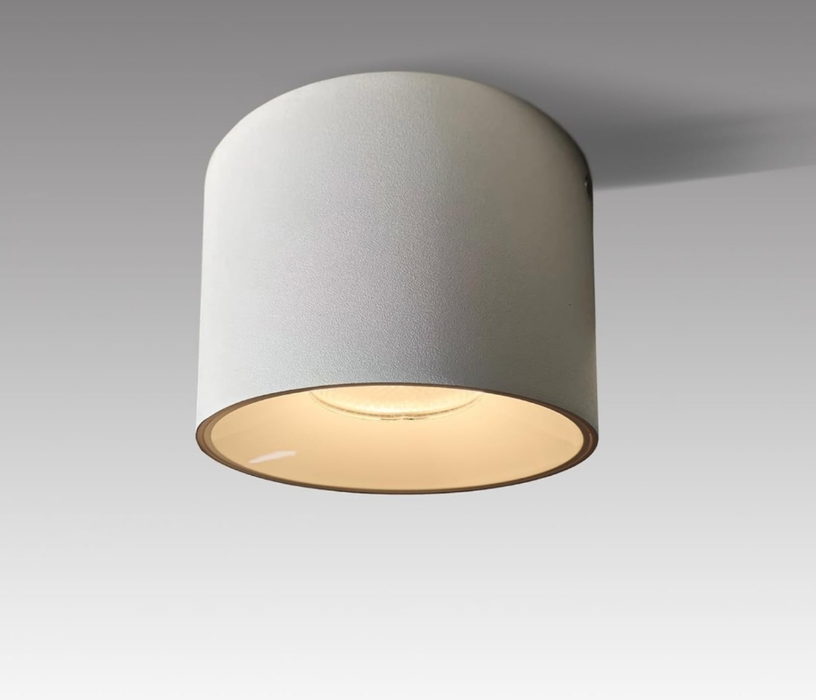 LED Dimmable Ceiling Spotlight Aluminum White 4.72 Cylinder Spot Light Indoor