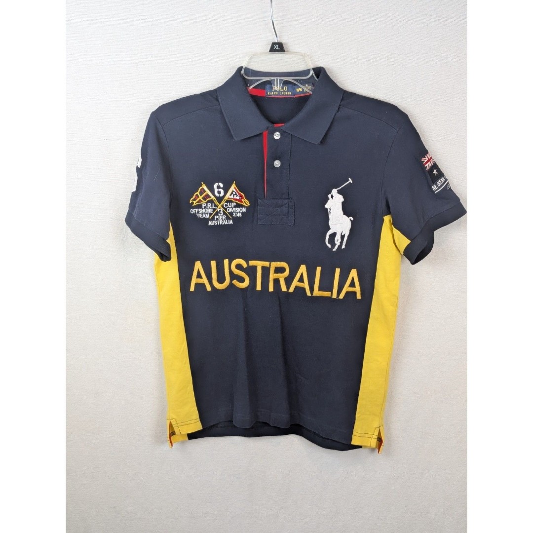 Polo Ralph Lauren Australia Big Pony Embroidered Polo Shirt Men's Size Medium