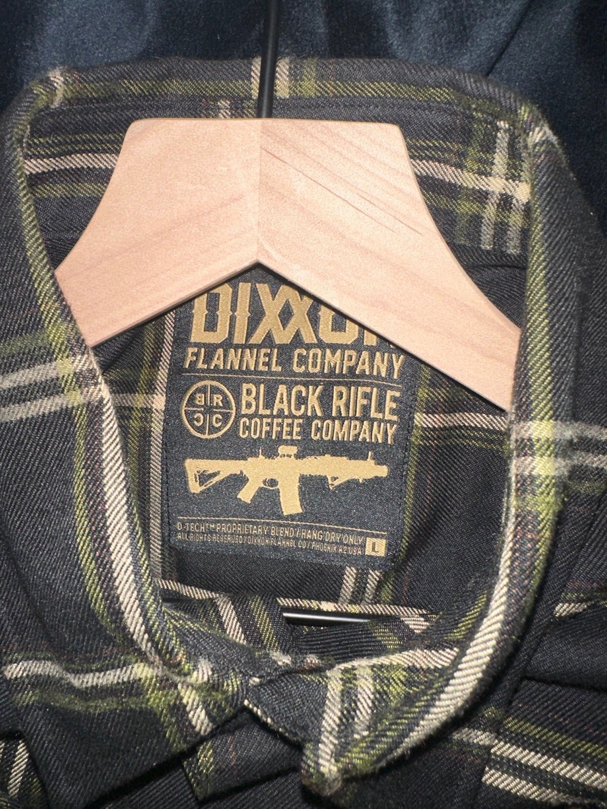 Dixxon Black Rifle Coffee Company Flannel Large