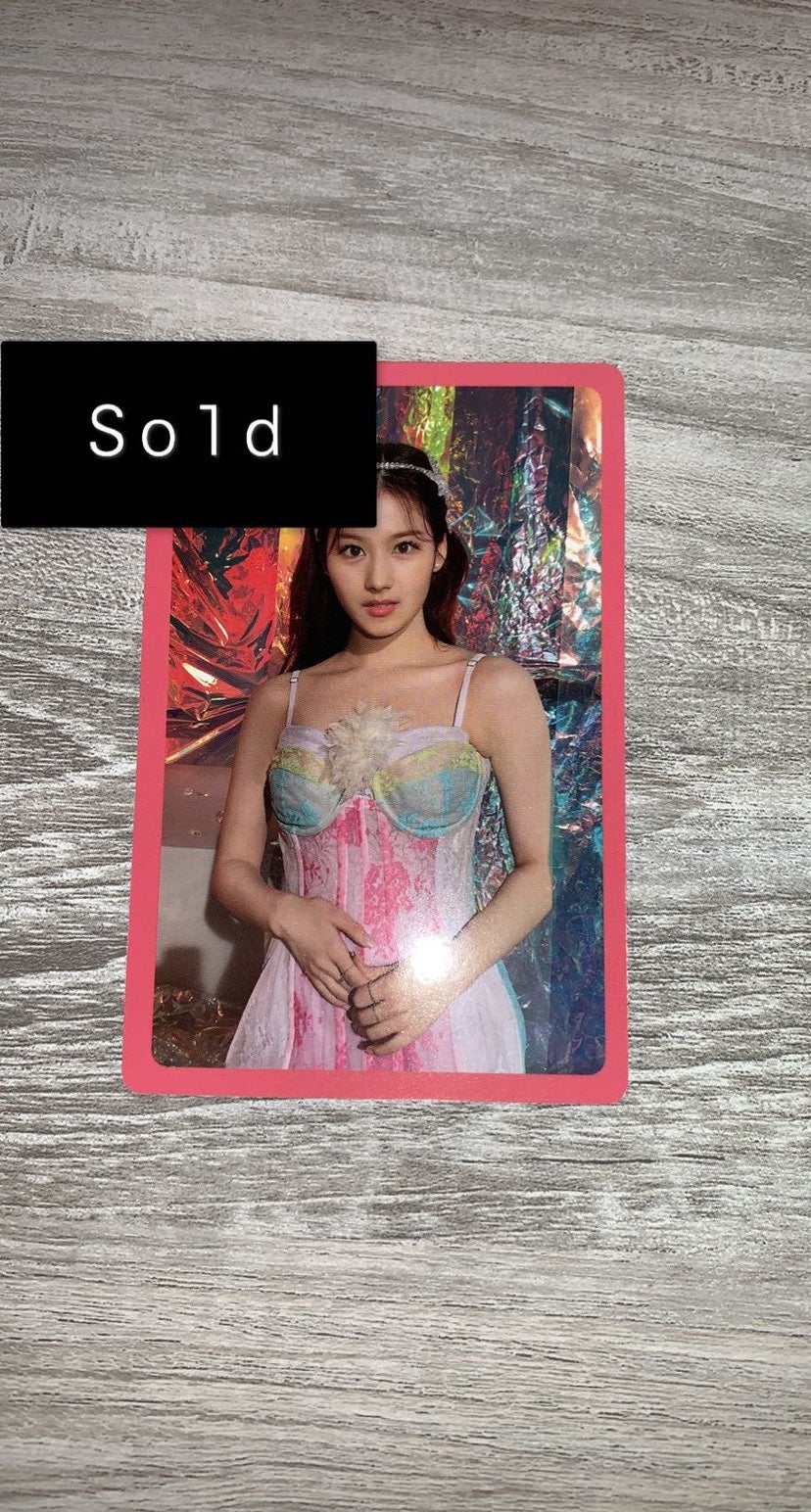 Twice Sana Photocard