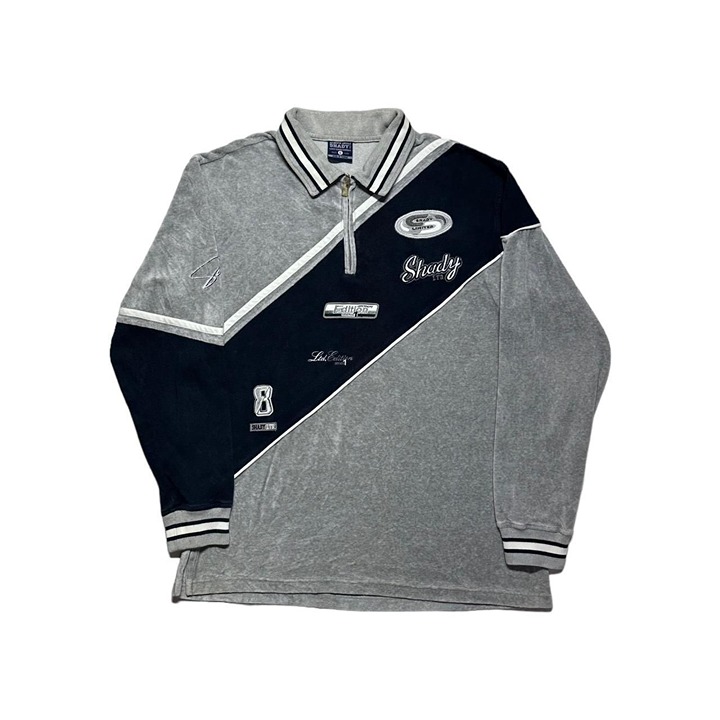 Y2K Shady 1/4 Zip-Up Sweater