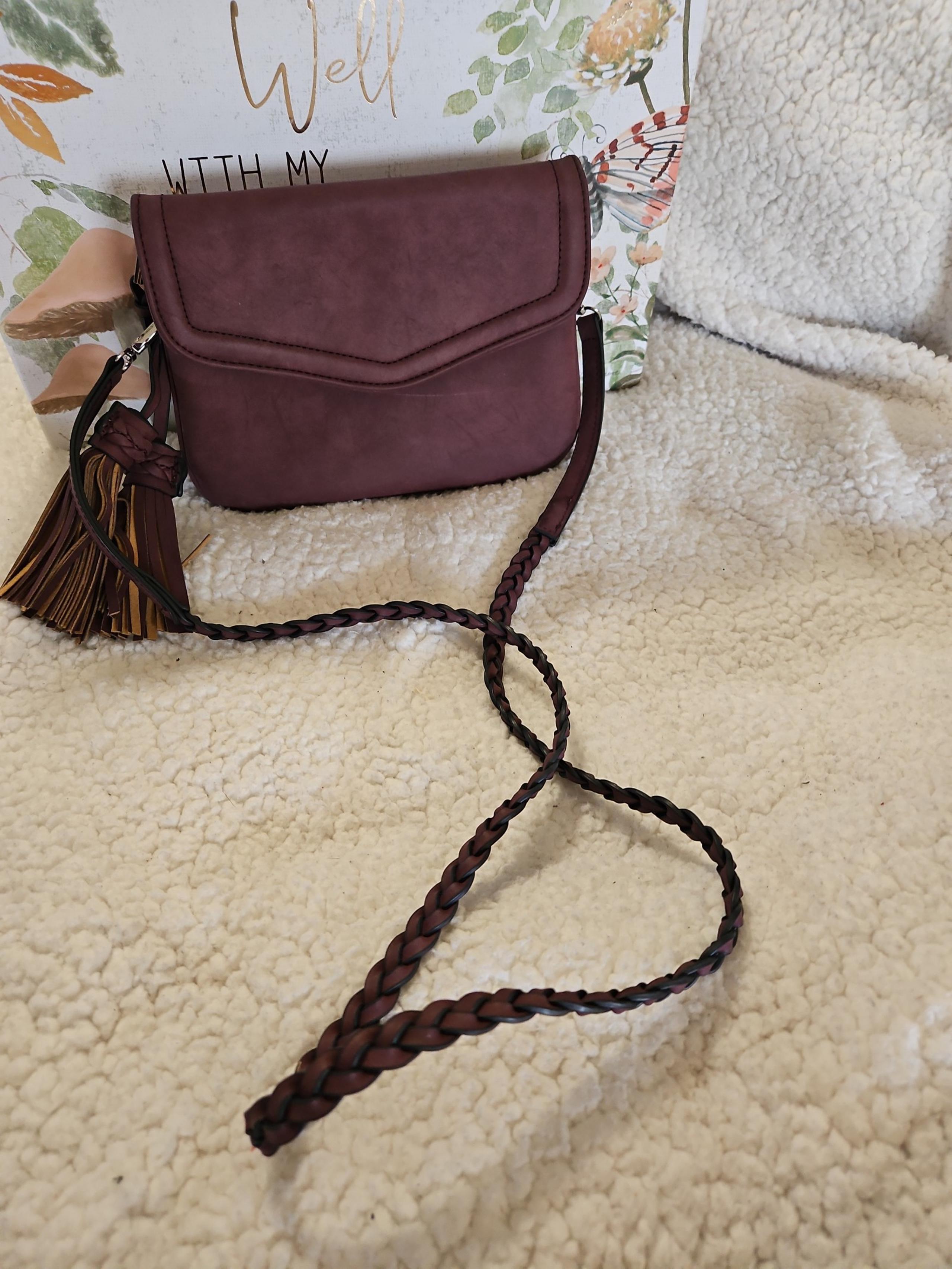 VIOLET RAY NY ZIPPER CROSSBODY PURSE