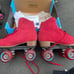 Sure-Grip Red roller skates Boardwalk
